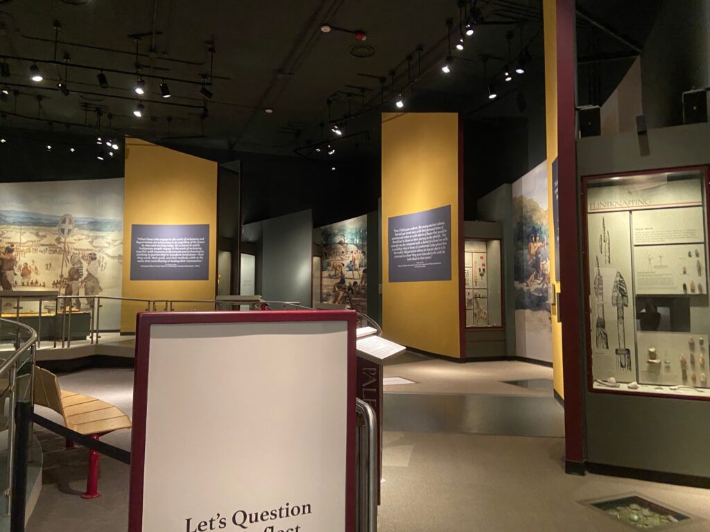Repatriation exhibit at the McClung Museum