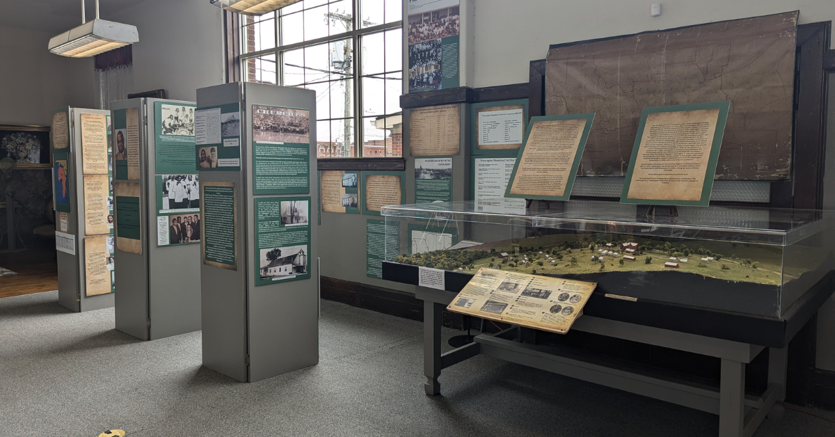 Robertson County History Museum exhibit
